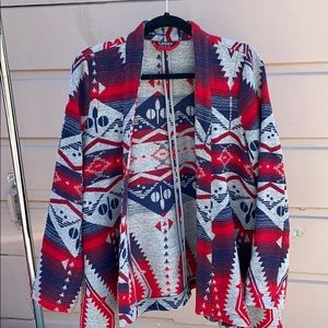 Southwestern Shawl Coat